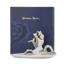 Блюдо "Девушка с нарциссом" (23 * 13 см)  VERONESE, изображение 2 ᐒ купить на  ❤ Like7km.com.ua