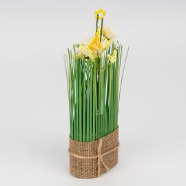 Пасхальная композиция «Желтые цветы», 20 см, изображение 2 ᐒ купить на  ❤ Like7km.com.ua