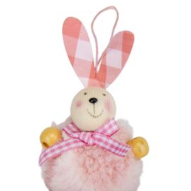 Подвесная фигурка "Кролица", розовая, 15,5 см., изображение 2 ᐒ купить на  ❤ Like7km.com.ua