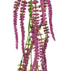 Искусственная ампельная ветвь из цветов, темно-сиреневая, 87 см, изображение 2 ᐒ купить на  ❤ Like7km.com.ua