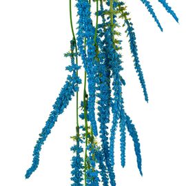 Искусственная ампельная ветвь из цветов, темно-синяя, 87 см, изображение 2 ᐒ купить на  ❤ Like7km.com.ua