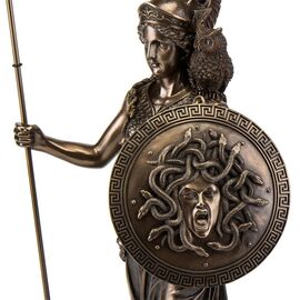Статуэтка "Афина с копьем и щитом" VERONESE, изображение 3 ᐒ купить на  ❤ Like7km.com.ua