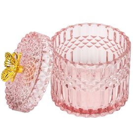 Емкость для хранения "Золотая бабочка", розовая, 10,5 см, изображение 3 ᐒ купить на  ❤ Like7km.com.ua