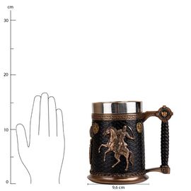 Пивной бокал "Битва викингов", 600 мл, 15 см VERONESE, изображение 8 ᐒ купить на  ❤ Like7km.com.ua