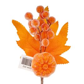 Искусственная ветвь "Осенние ягоды", 24 см, изображение 2 ᐒ купить на  ❤ Like7km.com.ua