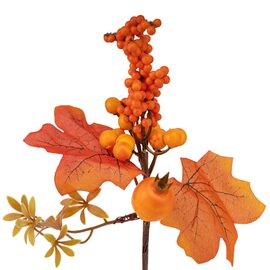 Искусственная ветвь "Осенний урожай", 24 см, изображение 2 ᐒ купить на  ❤ Like7km.com.ua
