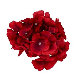 Головка гортензии, красная, 16 см, изображение 2 ᐒ купить на  ❤ Like7km.com.ua