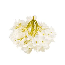 Головка гортензии мелкоцветная, белая, 14 см, изображение 3 ᐒ купить на  ❤ Like7km.com.ua