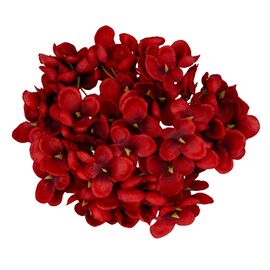 Головка гортензии мелкоцветная, красная, 14 см, изображение 2 ᐒ купить на  ❤ Like7km.com.ua