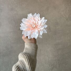 Головка георгина, светло-розовая, 15 см, изображение 4 ᐒ купить на  ❤ Like7km.com.ua