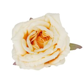 Головка розы, кремовая, 11 см, изображение 2 ᐒ купить на  ❤ Like7km.com.ua