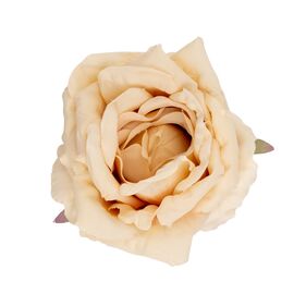 Головка розы, бежевая, 11 см, изображение 2 ᐒ купить на  ❤ Like7km.com.ua