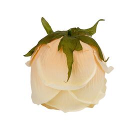 Головка розы, бежевая, 11 см, изображение 3 ᐒ купить на  ❤ Like7km.com.ua