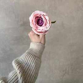 Головка розы, розово-сиреневая, 9 см, изображение 4 ᐒ купить на  ❤ Like7km.com.ua