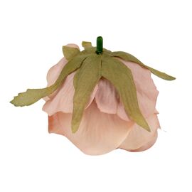 Головка розы, светло-розовая, 6,5 см, изображение 3 ᐒ купить на  ❤ Like7km.com.ua