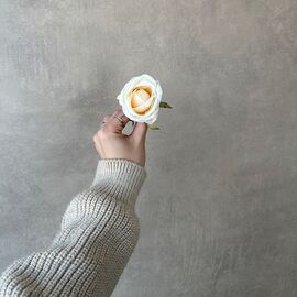 Головка розы, оранжевая, 6,5 см, изображение 4 ᐒ купить на  ❤ Like7km.com.ua