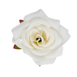 Головка розы, белая, 7,5 см, изображение 2 ᐒ купить на  ❤ Like7km.com.ua