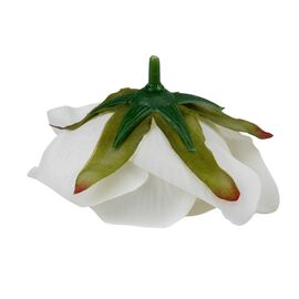 Головка розы, белая, 7,5 см, изображение 3 ᐒ купить на  ❤ Like7km.com.ua