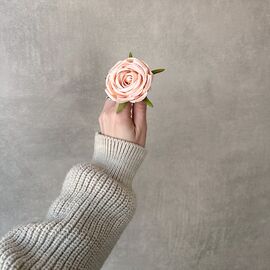 Головка розы, бежевая, 6 см, изображение 4 ᐒ купить на  ❤ Like7km.com.ua