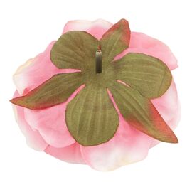 Головка розы, розово-белая, 8 см, изображение 4 ᐒ купить на  ❤ Like7km.com.ua