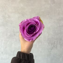 Головка розы, сиреневая, 8 см, изображение 5 ᐒ купить на  ❤ Like7km.com.ua