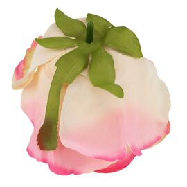 Головка розы, кремово-розовая, 8 см, изображение 4 ᐒ купить на  ❤ Like7km.com.ua