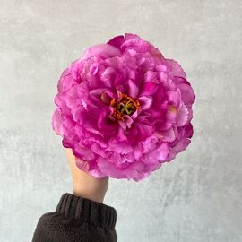 Головка пиона, темно-сиреневая, 17 см, изображение 5 ᐒ купить на  ❤ Like7km.com.ua