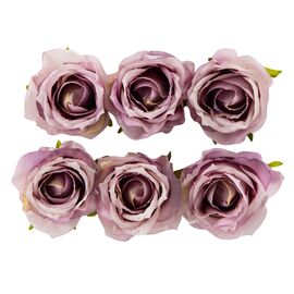 Головка розы, светло-сиреневая, 7 см, изображение 2 ᐒ купить на  ❤ Like7km.com.ua