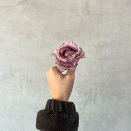 Головка розы, светло-сиреневая, 7 см, изображение 5 ᐒ купить на  ❤ Like7km.com.ua