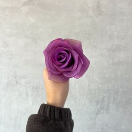 Головка розы, сиреневая, 8 см, изображение 4 ᐒ купить на  ❤ Like7km.com.ua