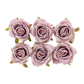 Головка розы, сиреневая, 6 см, изображение 2 ᐒ купить на  ❤ Like7km.com.ua
