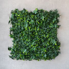 Декоративная панель из искусственной зелени "Плющ", 50*50 см, изображение 2 ᐒ купить на  ❤ Like7km.com.ua