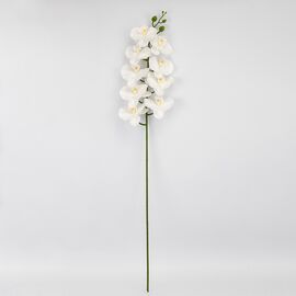 Искусственная орхидея, белая, 95 см, изображение 4 ᐒ купить на  ❤ Like7km.com.ua