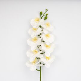 Искусственная орхидея, кремовая, 95 см, изображение 2 ᐒ купить на  ❤ Like7km.com.ua