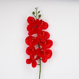 Искусственная орхидея, красная, 95 см, изображение 2 ᐒ купить на  ❤ Like7km.com.ua