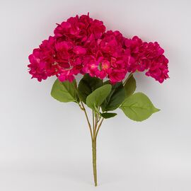 Букет гортензий, 5 бутонов, ярко-розовый, 48 см, изображение 3 ᐒ купить на  ❤ Like7km.com.ua
