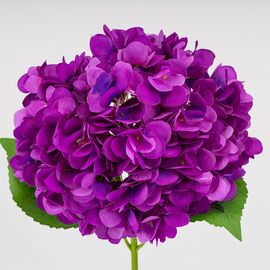 Искусственная гортензия, фиолетовая, 67 см, изображение 3 ᐒ купить на  ❤ Like7km.com.ua