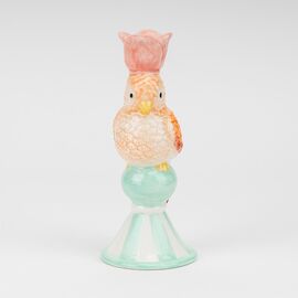 Подсвечник "Оранжевый попугай", 17 см, изображение 2 ᐒ купить на  ❤ Like7km.com.ua