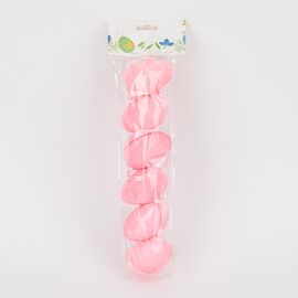 Набор из 6 подвесных флоковых крашанок, розовый, 6 см, изображение 4 ᐒ купить на  ❤ Like7km.com.ua