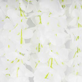 Искусственная свисающая ветвь "Глициния", белая, 165 см, изображение 3 ᐒ купить на  ❤ Like7km.com.ua