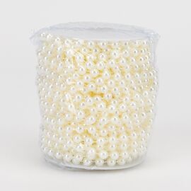 Гирлянда из бусин, кремовая, 15 м, изображение 2 ᐒ купить на  ❤ Like7km.com.ua