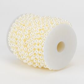 Гирлянда из бусин, кремовая, 15 м, изображение 3 ᐒ купить на  ❤ Like7km.com.ua