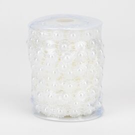 Гирлянда из бусин, кремовая, 15 м, изображение 2 ᐒ купить на  ❤ Like7km.com.ua