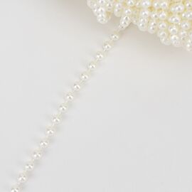 Гирлянда из бусин, кремовая, 15 м, изображение 5 ᐒ купить на  ❤ Like7km.com.ua