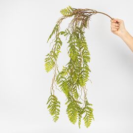Искусственная свисающая ветка "Тень папоротника", зеленая, 95 см, изображение 2 ᐒ купить на  ❤ Like7km.com.ua