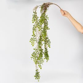 Искусственная свисающая ветка "Ивовые паруса", зеленая, 120 см, изображение 2 ᐒ купить на  ❤ Like7km.com.ua