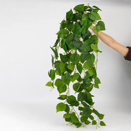 Искусственная свисающая ветка "Лиана", зеленая, 110 см, изображение 2 ᐒ купить на  ❤ Like7km.com.ua