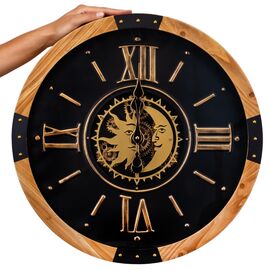 Часы "Солнце и Луна", 50 см, изображение 2 ᐒ купить на  ❤ Like7km.com.ua