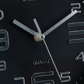 Часы "Гравис", черно-серебристые, 20 см, изображение 2 ᐒ купить на  ❤ Like7km.com.ua