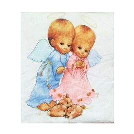 Крыжма (полотенце для крещения) белое с ангелочками, изображение 6 ᐒ купить на  ❤ Like7km.com.ua